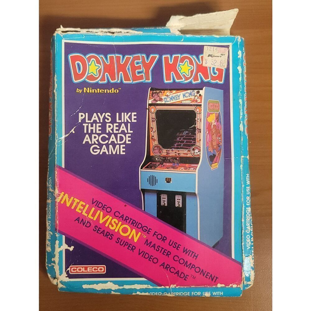 Vintage 1982 Donkey Kong Intellivision #A48